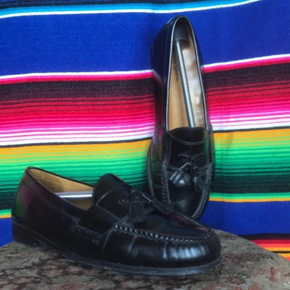 Cole Haan Leather Tassel Loafers Men’s - Picture 1 of 8